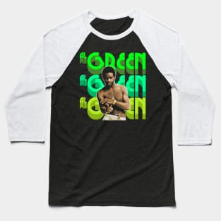 Al Green - Retro 70s Sha La La FanArt Design Baseball T-Shirt